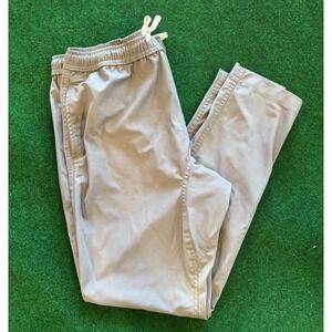 Lake and Trail Gray Polyester Drawstring Waist Zip Pocket Casual Pants Mens M